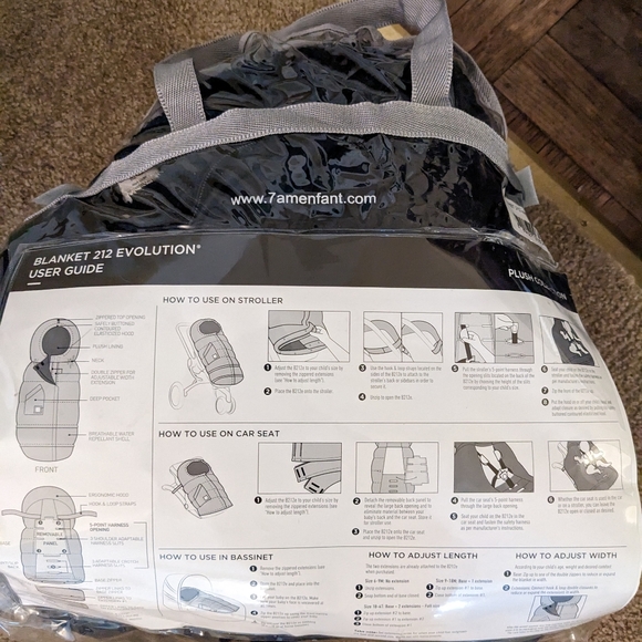 BLANKET 212 EVOLUTION - PLUSH black color - Picture 5 of 7